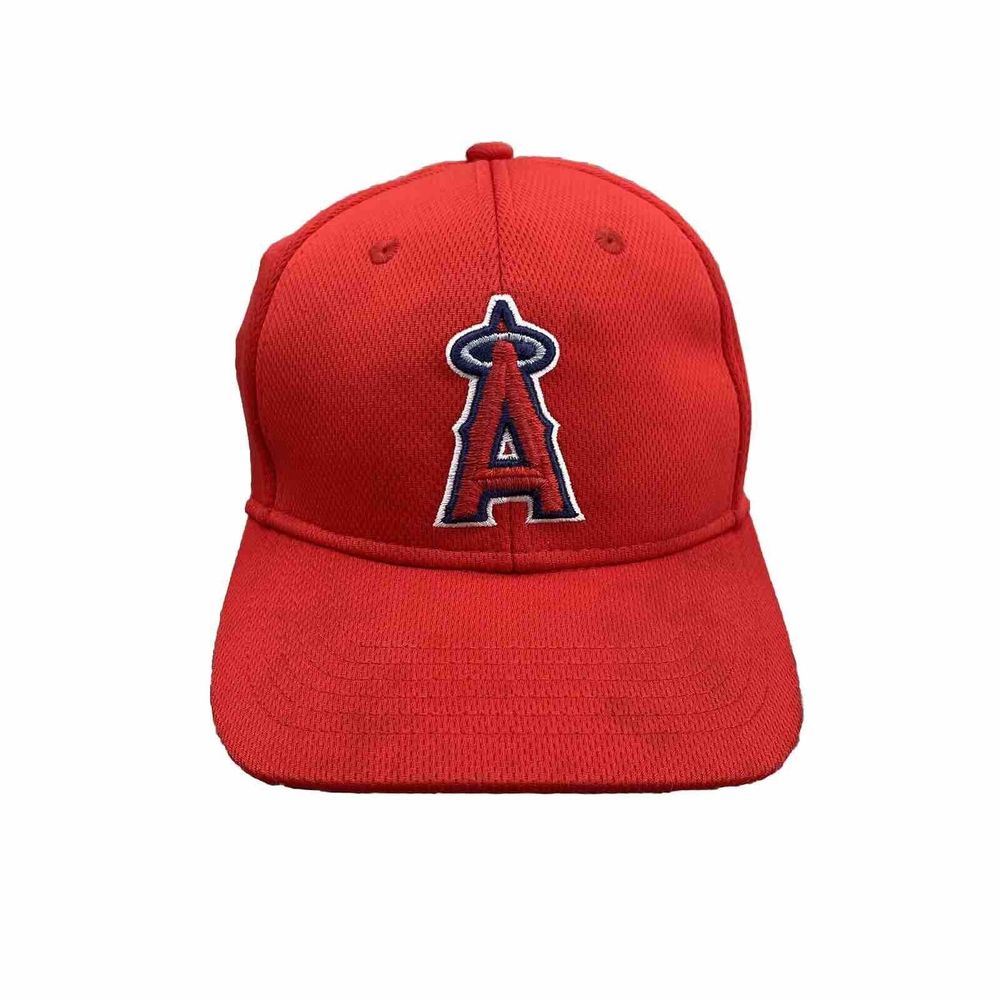 Los Angeles Angels Hat Cap Snap Back Red Patch Youth OC Sports MLB Baseball Boys